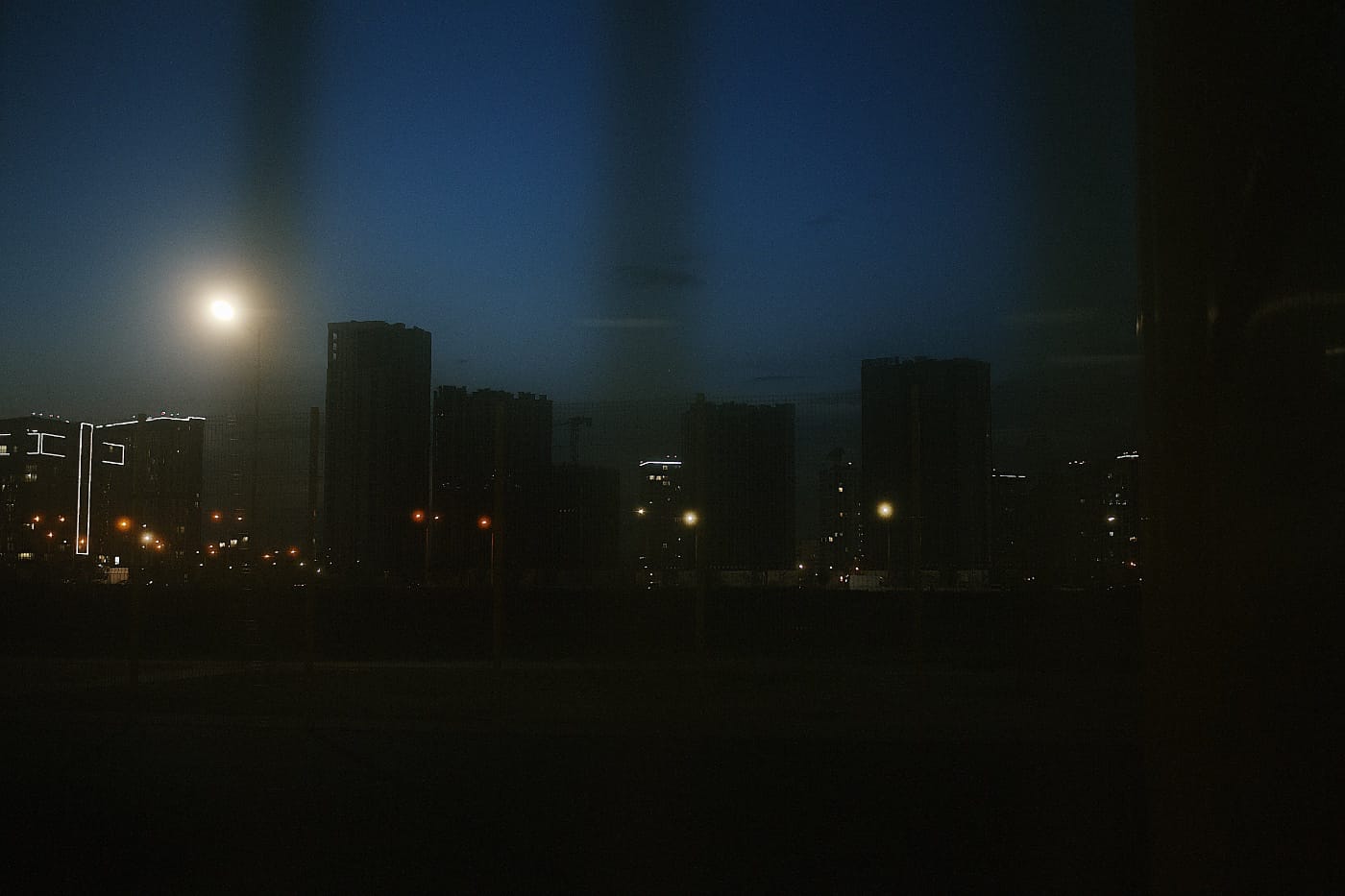 Ночной туманный Минск