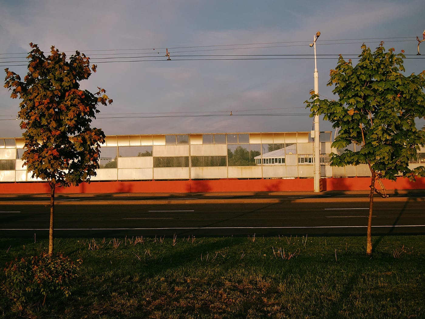 Дорога возле Чидовского водохранилища