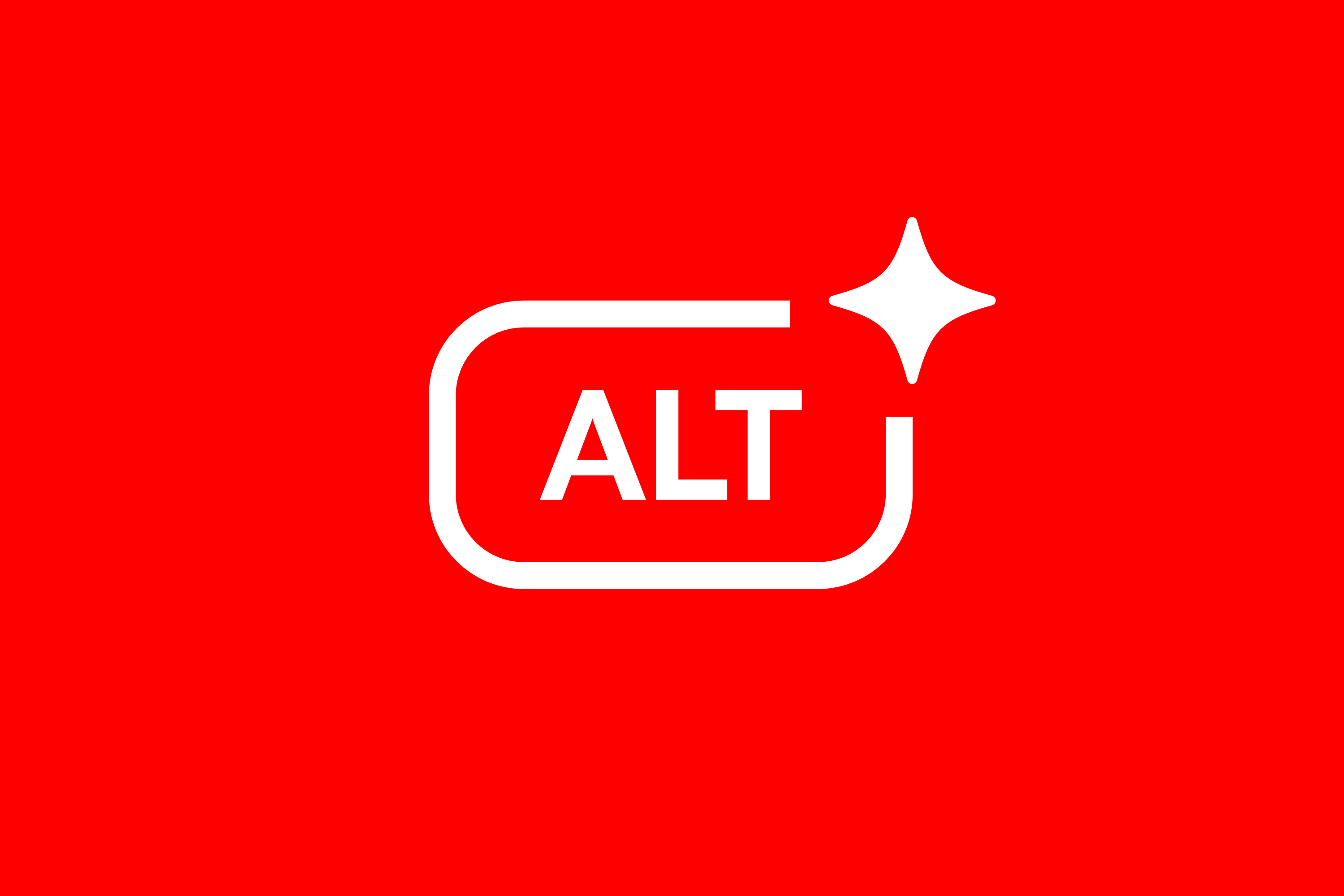 Логотип «ALT» на красном фоне.