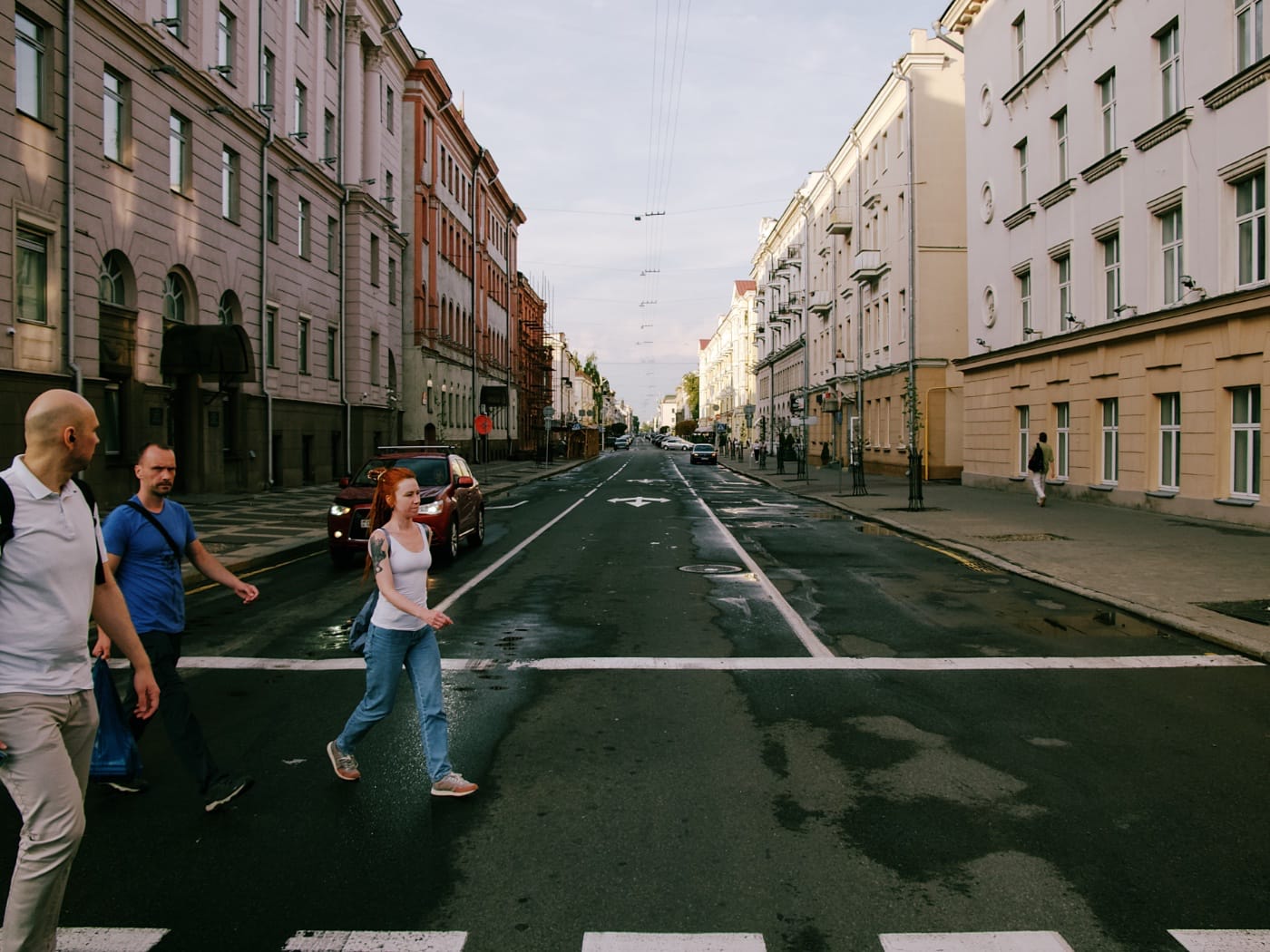 Пешеходный переход в Минске