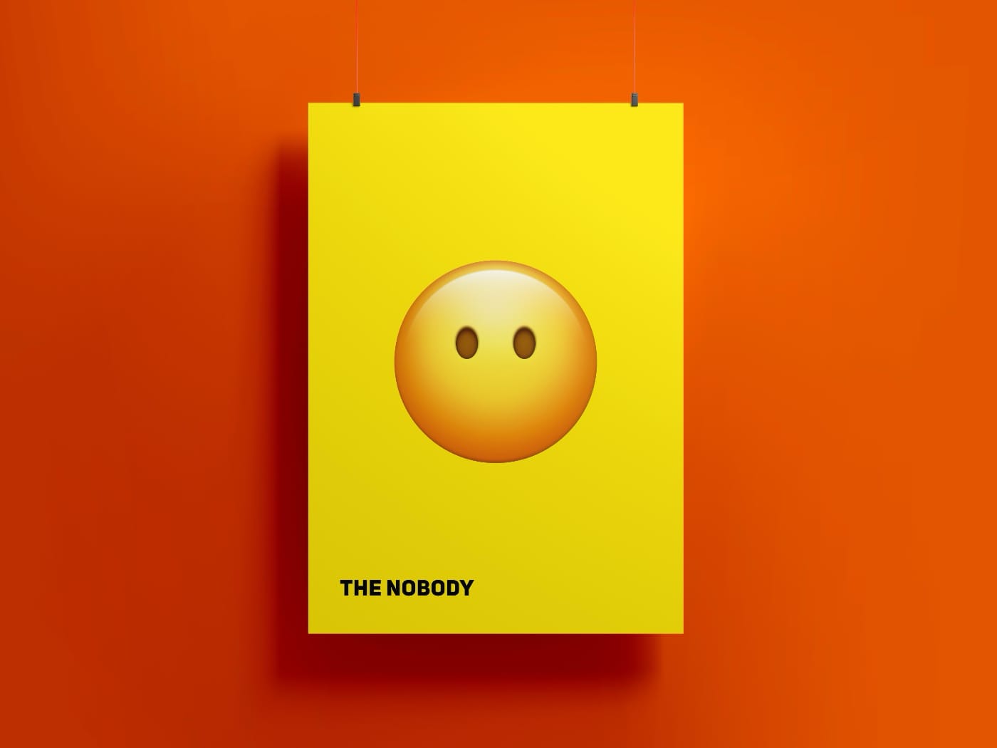 Плакат «THE NOBODY»